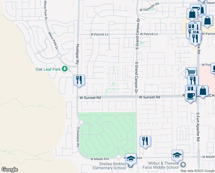 map of restaurants, bars, coffee shops, grocery stores, and more near 9999 Carrizo Springs Avenue in Las Vegas