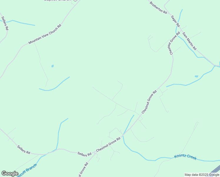 map of restaurants, bars, coffee shops, grocery stores, and more near 582 Old Stage Road in Dandridge