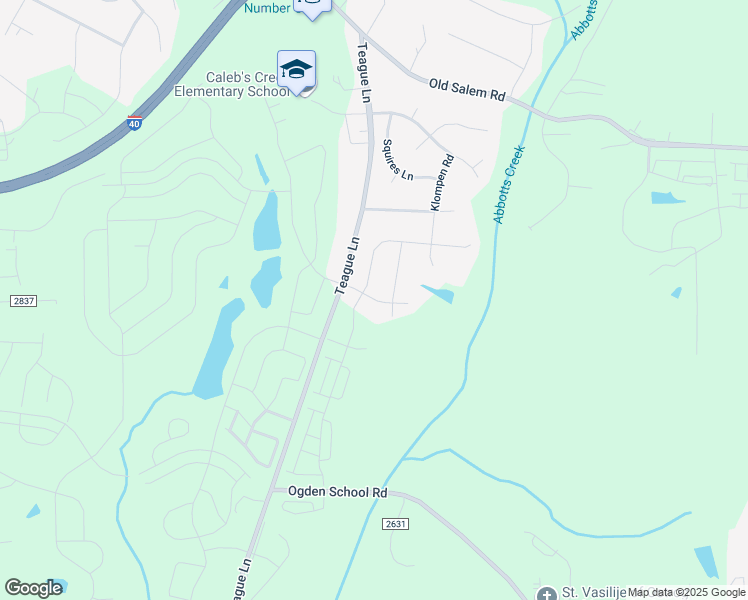 map of restaurants, bars, coffee shops, grocery stores, and more near Glenwater Drive in Kernersville