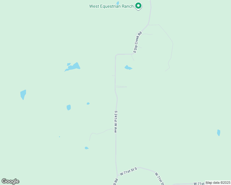 map of restaurants, bars, coffee shops, grocery stores, and more near 6348 South 241st West Avenue in Sand Springs