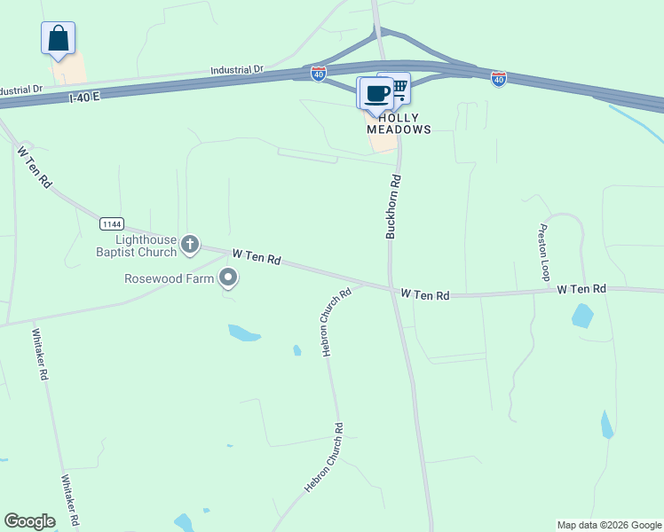 map of restaurants, bars, coffee shops, grocery stores, and more near 6219 West Ten Road in Mebane