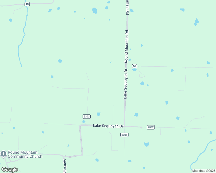 map of restaurants, bars, coffee shops, grocery stores, and more near 18832 Lake Sequoyah Road in Fayetteville