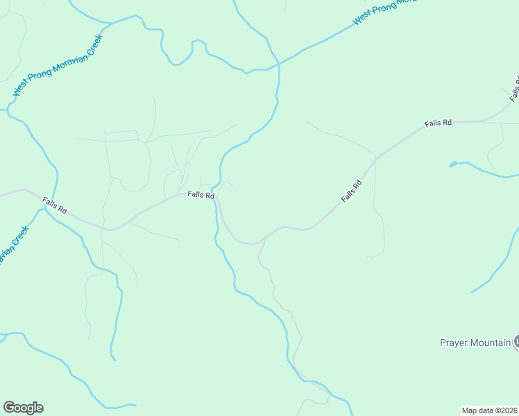 map of restaurants, bars, coffee shops, grocery stores, and more near Falls Road in Moravian Falls