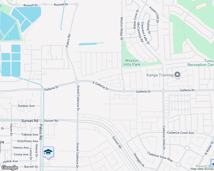 map of restaurants, bars, coffee shops, grocery stores, and more near 194 Freeport View Place in Henderson