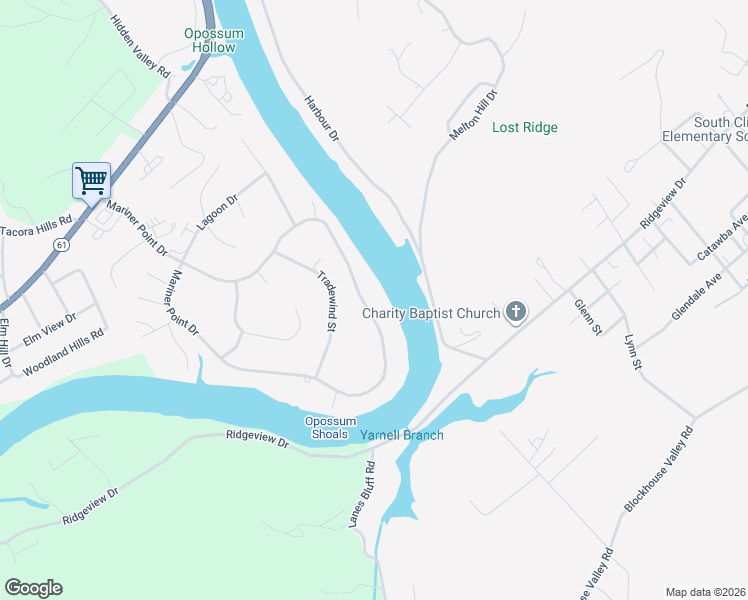 map of restaurants, bars, coffee shops, grocery stores, and more near 424 Mariner Point Drive in Clinton