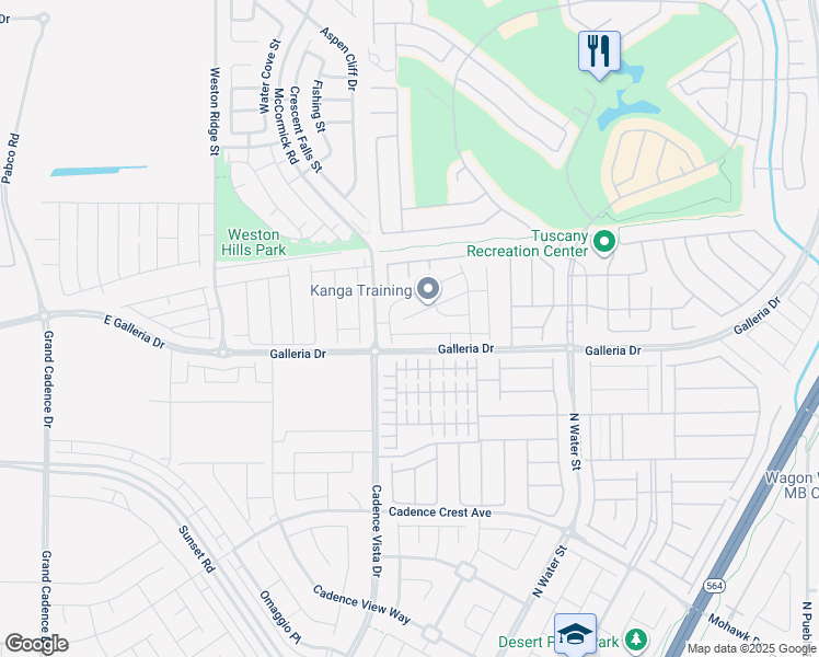 map of restaurants, bars, coffee shops, grocery stores, and more near 216 Callen Falls Avenue in Henderson