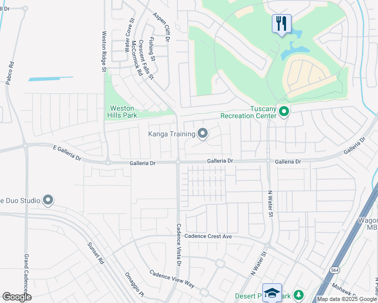 map of restaurants, bars, coffee shops, grocery stores, and more near McCormick Road in Henderson