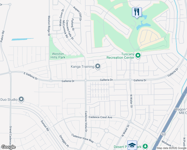 map of restaurants, bars, coffee shops, grocery stores, and more near 235 Cordelia Cove Avenue in Henderson