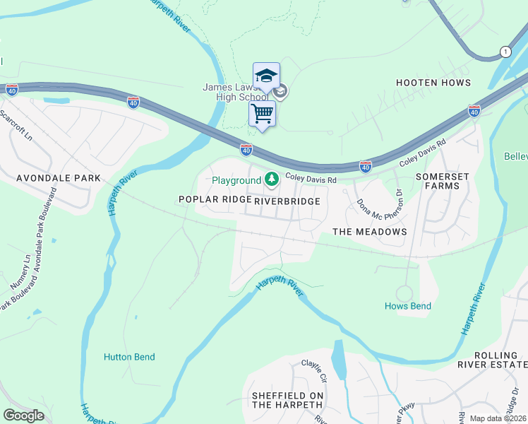 map of restaurants, bars, coffee shops, grocery stores, and more near 3809 Williamette Drive in Nashville
