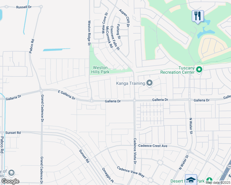 map of restaurants, bars, coffee shops, grocery stores, and more near 827 Klamath Springs Street in Henderson