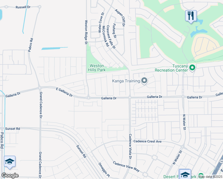 map of restaurants, bars, coffee shops, grocery stores, and more near 827 Klamath Springs Street in Henderson