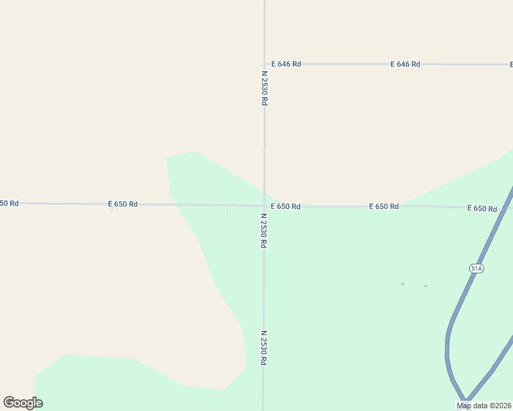 map of restaurants, bars, coffee shops, grocery stores, and more near East 650 Road in Longdale