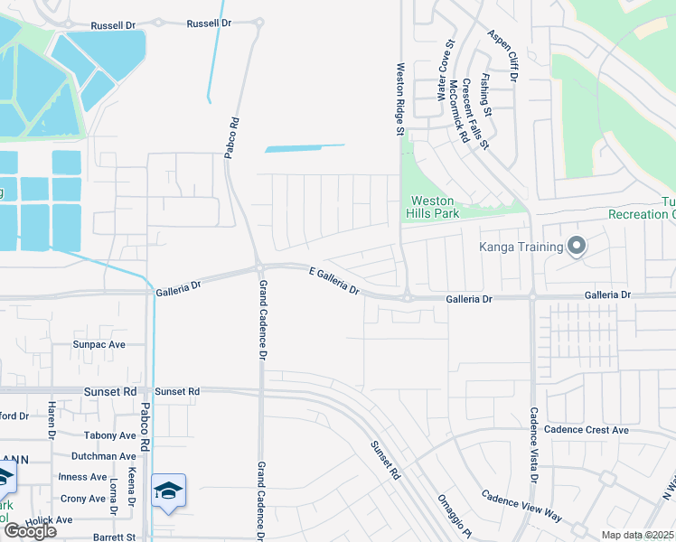 map of restaurants, bars, coffee shops, grocery stores, and more near 174 Freeport View Place in Henderson