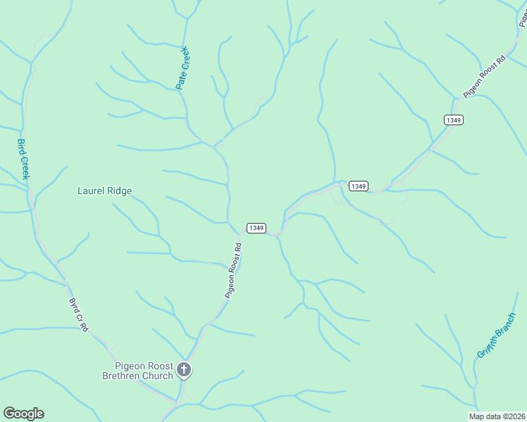 map of restaurants, bars, coffee shops, grocery stores, and more near 2201 Pigeon Roost Road in Green Mountain