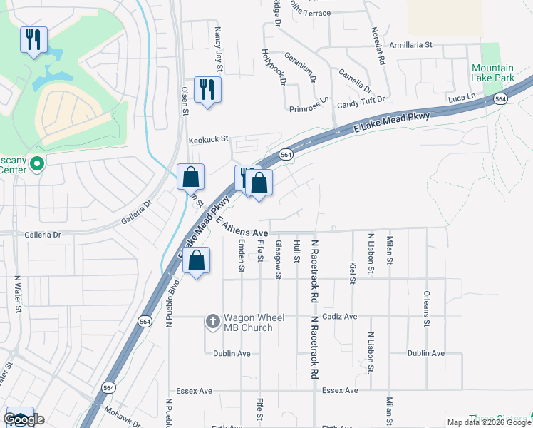 map of restaurants, bars, coffee shops, grocery stores, and more near 904 Calville Estates Court in Henderson