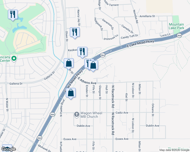 map of restaurants, bars, coffee shops, grocery stores, and more near 904 Calville Estates Court in Henderson