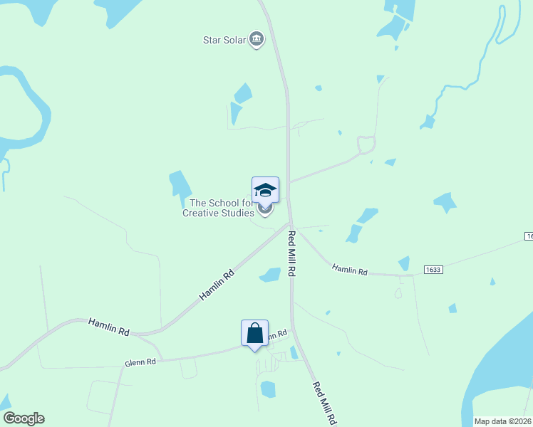 map of restaurants, bars, coffee shops, grocery stores, and more near 5001 Red Mill Road in Durham