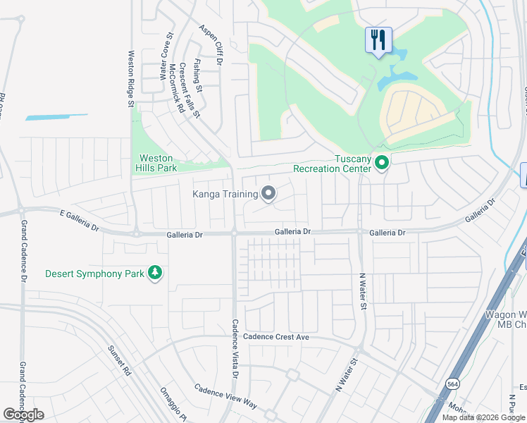 map of restaurants, bars, coffee shops, grocery stores, and more near 219 Cordelia Cove Avenue in Henderson