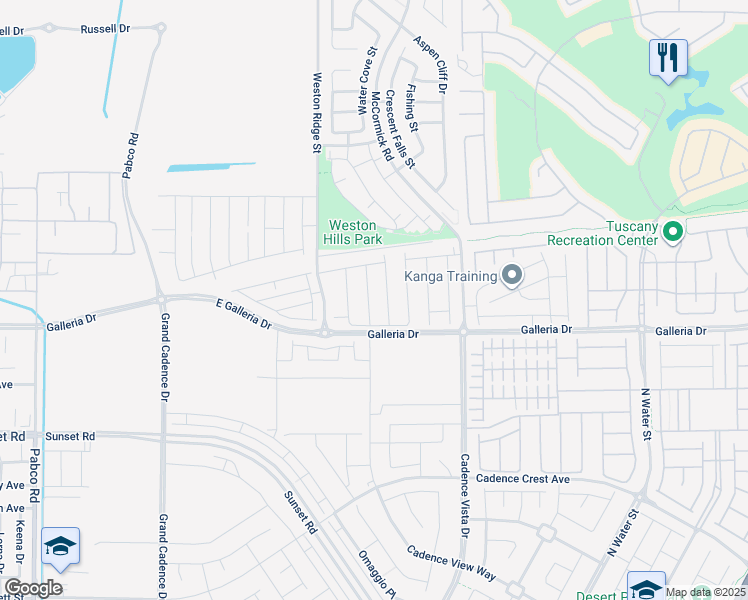 map of restaurants, bars, coffee shops, grocery stores, and more near in Henderson