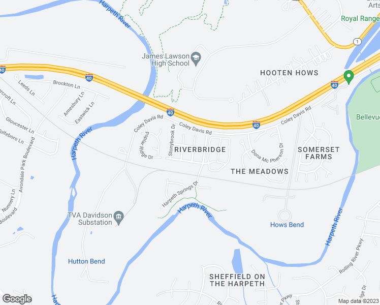 map of restaurants, bars, coffee shops, grocery stores, and more near 3809 Williamette Drive in Nashville