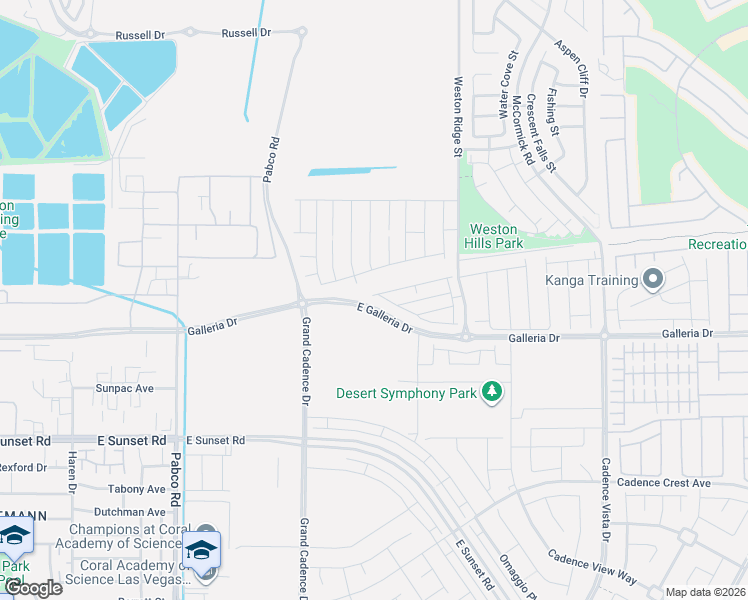 map of restaurants, bars, coffee shops, grocery stores, and more near 158 Freeport View Place in Henderson