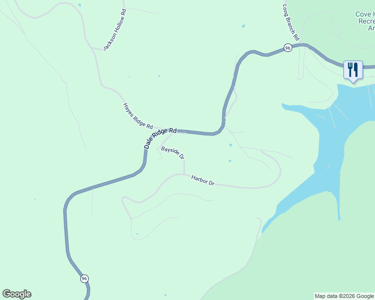 map of restaurants, bars, coffee shops, grocery stores, and more near 160 Bayside Drive in Lancaster