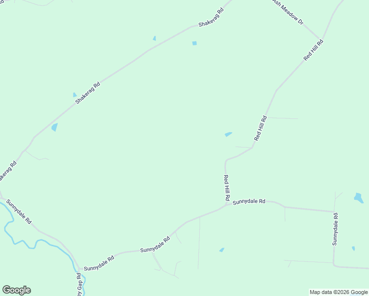 map of restaurants, bars, coffee shops, grocery stores, and more near 1600 Red Hill Road in Greeneville