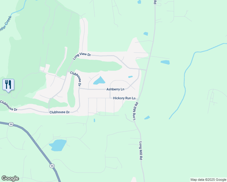 map of restaurants, bars, coffee shops, grocery stores, and more near 215 Ashberry Lane in Youngsville