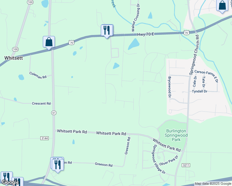 Boiling Springs Court, Whitsett NC Walk Score