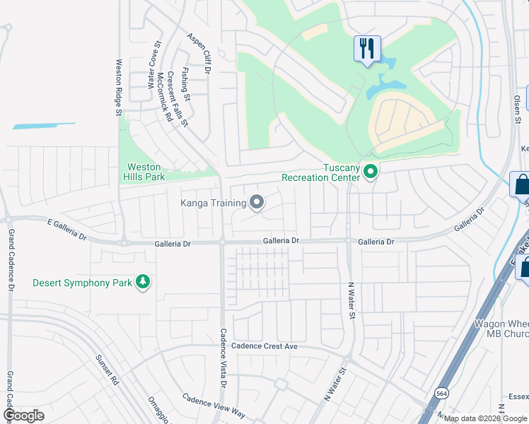 map of restaurants, bars, coffee shops, grocery stores, and more near 235 Cordelia Cove Avenue in Henderson
