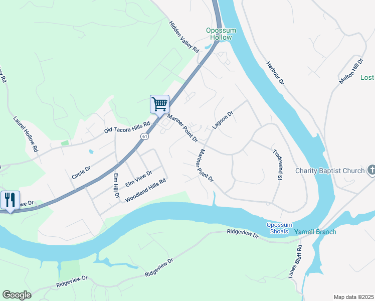 map of restaurants, bars, coffee shops, grocery stores, and more near 99 Breakers Court in Clinton