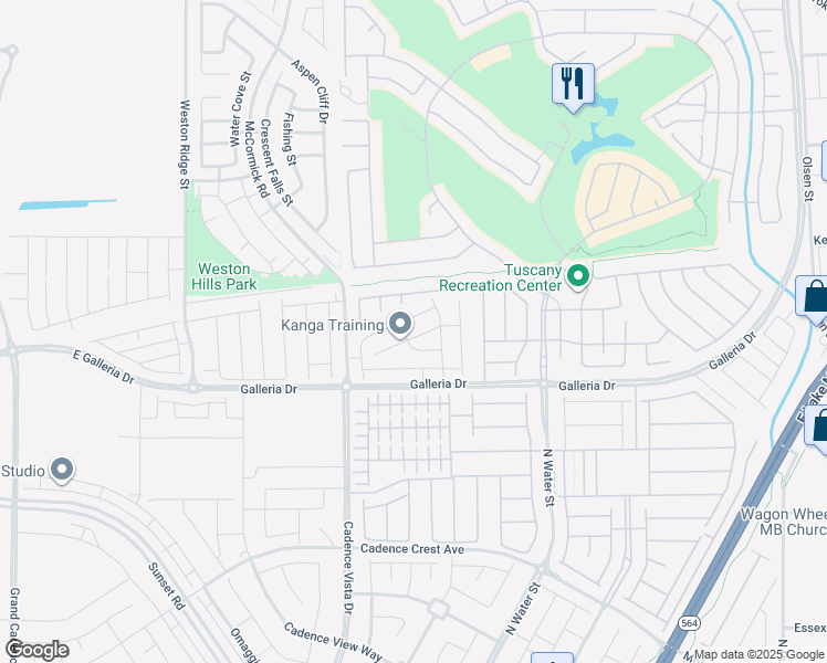 map of restaurants, bars, coffee shops, grocery stores, and more near 871 Punto Di Bellezza in Henderson