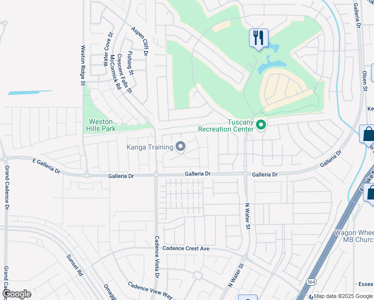map of restaurants, bars, coffee shops, grocery stores, and more near 250 Cordelia Cove Avenue in Henderson