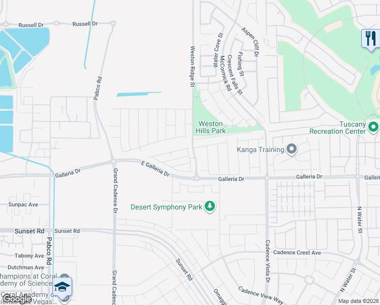 map of restaurants, bars, coffee shops, grocery stores, and more near 828 Royal Beekman Street in Henderson