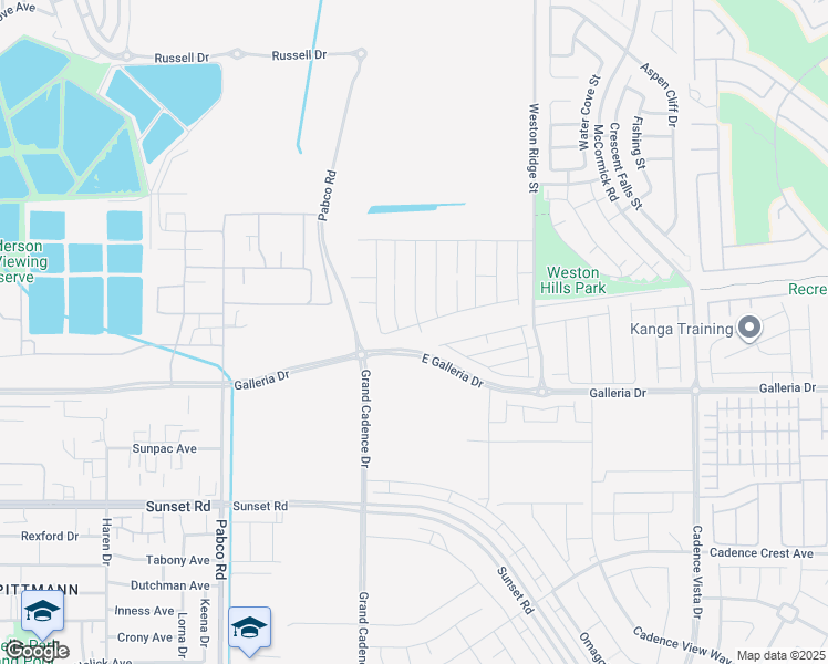 map of restaurants, bars, coffee shops, grocery stores, and more near 193 Jaldena Lane in Henderson