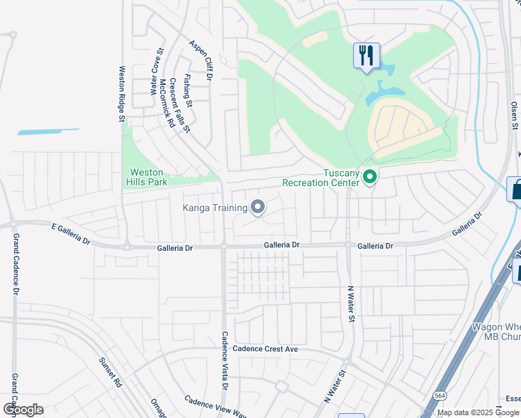 map of restaurants, bars, coffee shops, grocery stores, and more near 871 Punto Di Bellezza in Henderson
