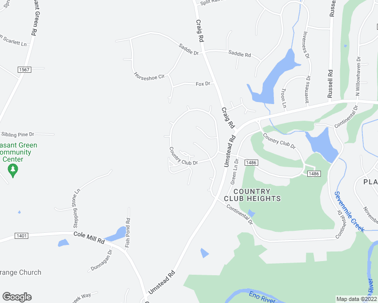 map of restaurants, bars, coffee shops, grocery stores, and more near 710 Soft Tree Lane in Durham
