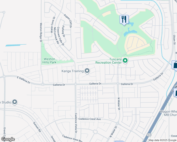 map of restaurants, bars, coffee shops, grocery stores, and more near 871 Punto Di Bellezza in Henderson