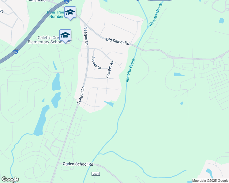 map of restaurants, bars, coffee shops, grocery stores, and more near Haddington Point Drive in Kernersville