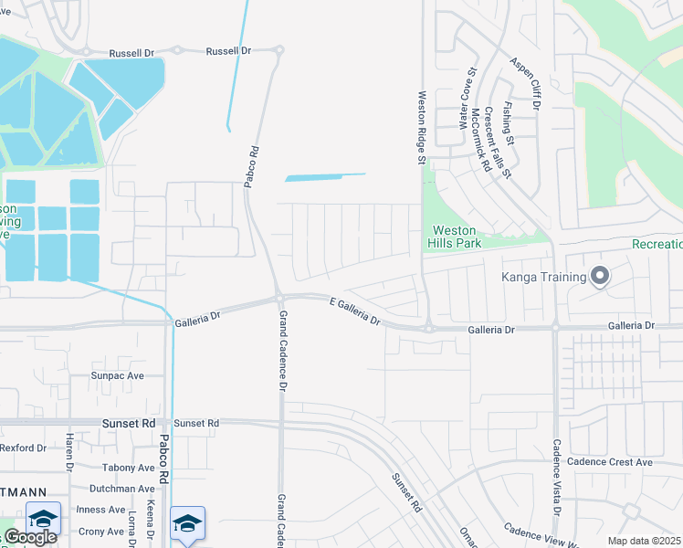 map of restaurants, bars, coffee shops, grocery stores, and more near 203 Jaldena Lane in Henderson