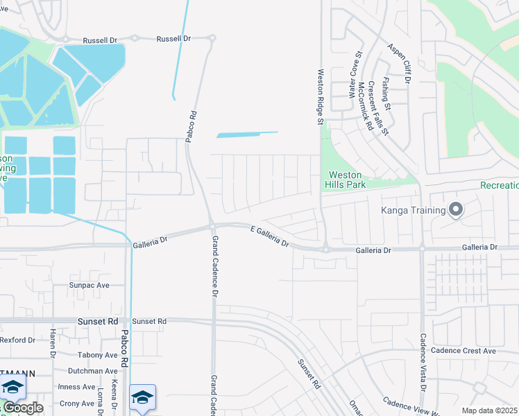 map of restaurants, bars, coffee shops, grocery stores, and more near 203 Jaldena Lane in Henderson