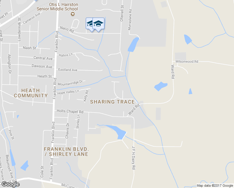 map of restaurants, bars, coffee shops, grocery stores, and more near 617 Sharing Terrace in Greensboro