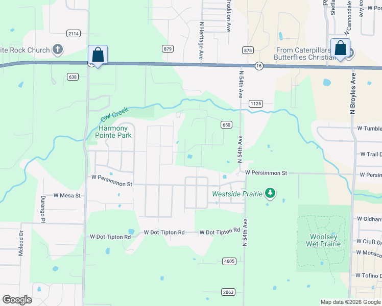 map of restaurants, bars, coffee shops, grocery stores, and more near 523 North Genevieve Avenue in Fayetteville