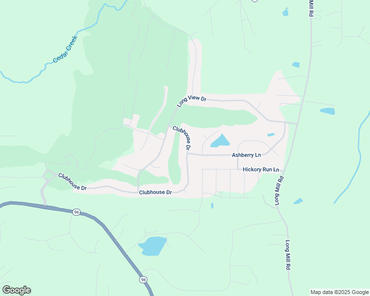 map of restaurants, bars, coffee shops, grocery stores, and more near 130 Clubhouse Drive in Youngsville