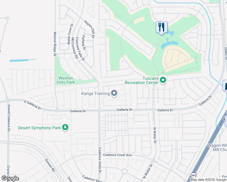 map of restaurants, bars, coffee shops, grocery stores, and more near 871 Punto Di Bellezza in Henderson