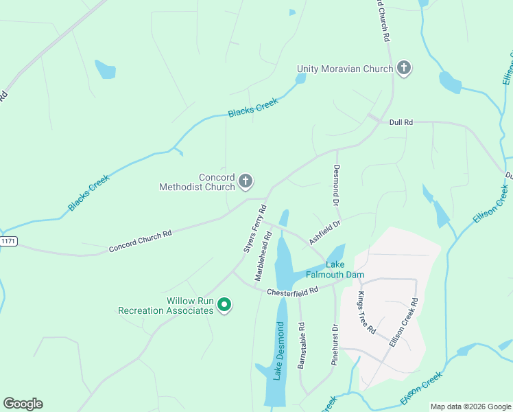 map of restaurants, bars, coffee shops, grocery stores, and more near 9840 Styers Ferry Road in Lewisville