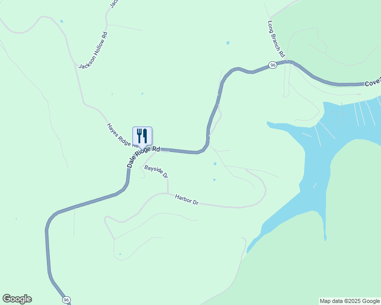 map of restaurants, bars, coffee shops, grocery stores, and more near 7080 Dale Ridge Road in Liberty