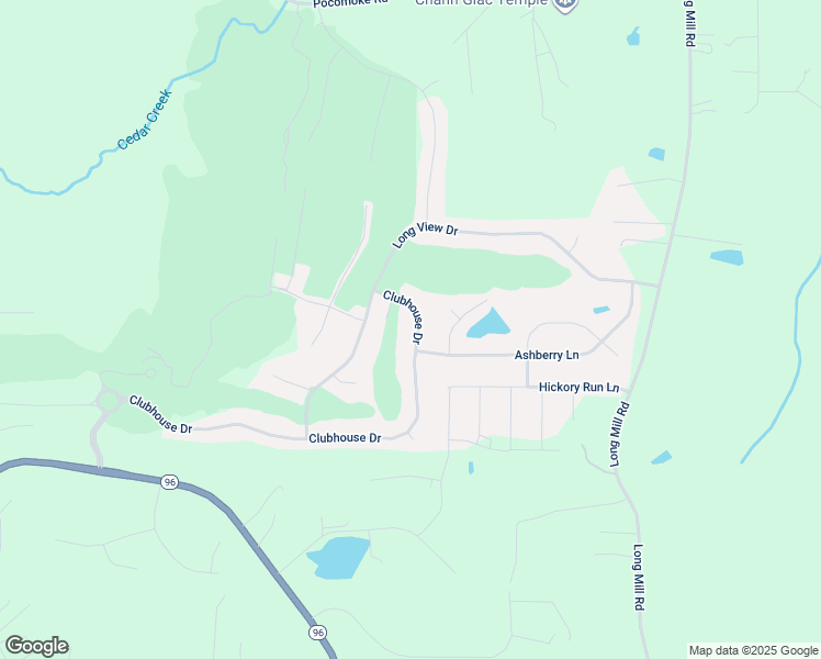 map of restaurants, bars, coffee shops, grocery stores, and more near 110 Clubhouse Drive in Youngsville
