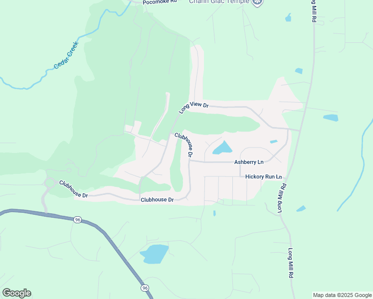 map of restaurants, bars, coffee shops, grocery stores, and more near 110 Clubhouse Drive in Youngsville