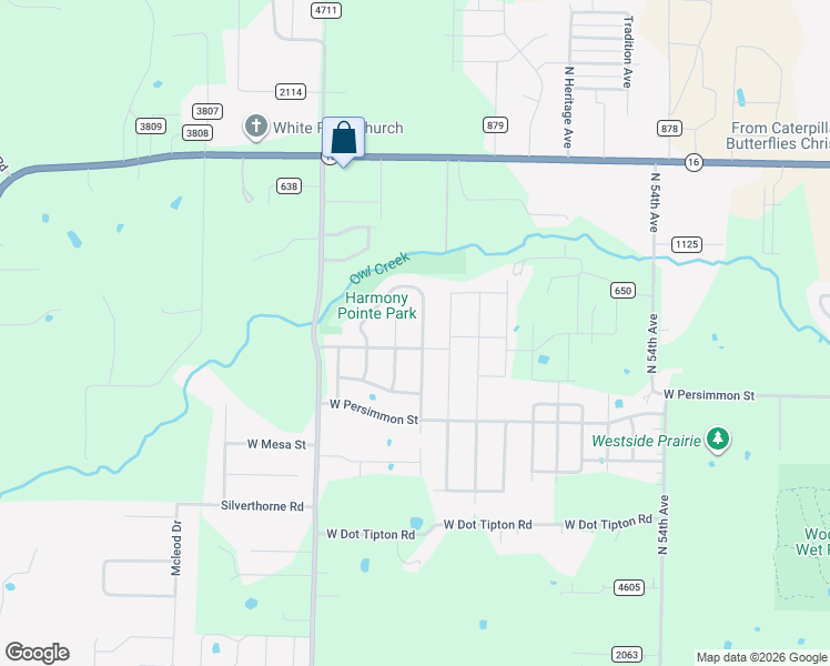 map of restaurants, bars, coffee shops, grocery stores, and more near 587 Rocky Crossing in Fayetteville